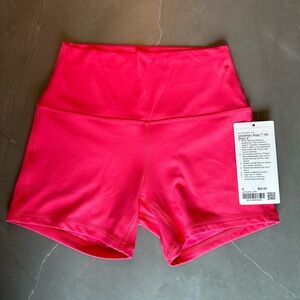 NWT Lululemon align short 4” - lip gloss
